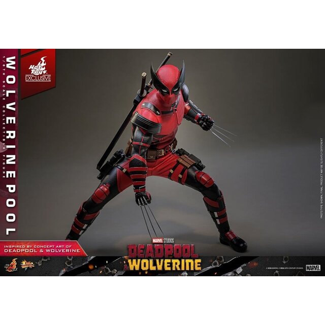 Deadpool & Wolverine Movie Masterpiece Action Figure 1/6 Wolverinepool Hot Toys Exclusive 31cm