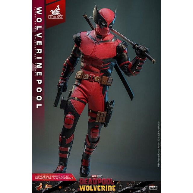Deadpool & Wolverine Movie Masterpiece Action Figure 1/6 Wolverinepool Hot Toys Exclusive 31cm