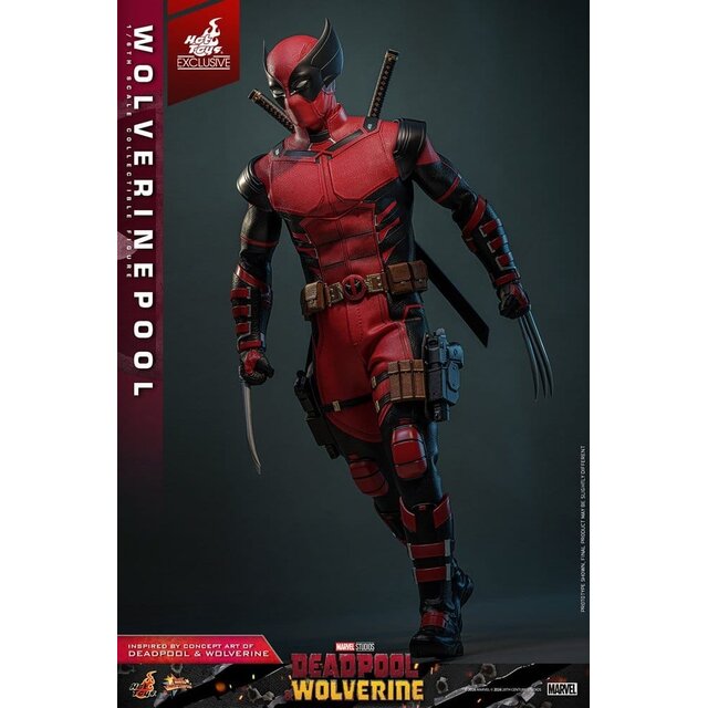 Deadpool & Wolverine Movie Masterpiece Action Figure 1/6 Wolverinepool Hot Toys Exclusive 31cm