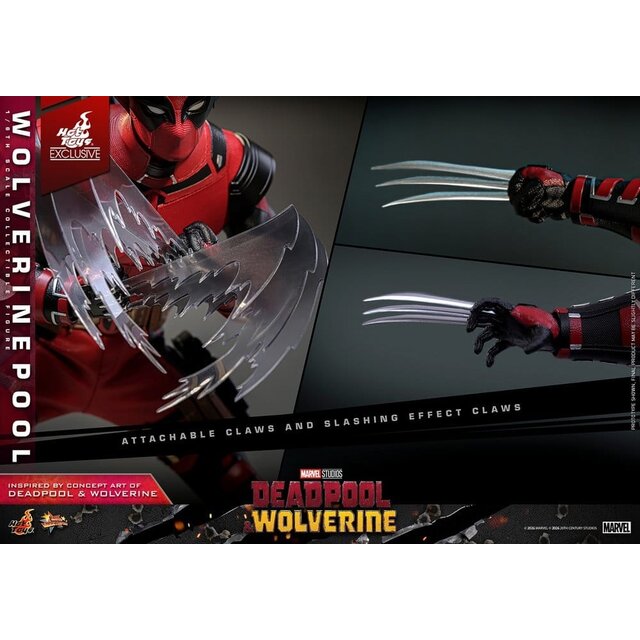 Deadpool & Wolverine Movie Masterpiece Action Figure 1/6 Wolverinepool Hot Toys Exclusive 31cm