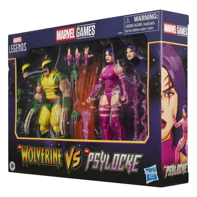 Marvel Legends Wolverine vs Psylocke Action Figures 15cm