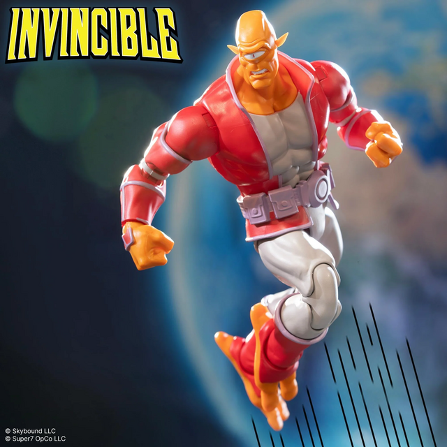 Invincible Deluxe Action Figure Wave 01 Allen The Alien 18cm