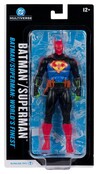 DC Multiverse Batman / Superman Fusion (World's Finest) Action Figure Blister Card 18cm