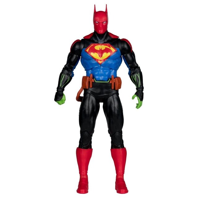 DC Multiverse Batman / Superman Fusion (World's Finest) Action Figure Blister Card 18cm