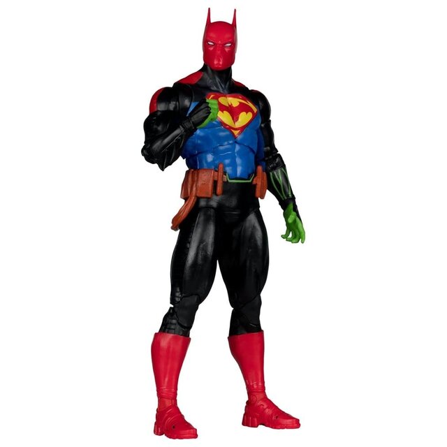 DC Multiverse Batman / Superman Fusion (World's Finest) Action Figure Blister Card 18cm
