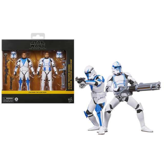 Star Wars the Clone Wars Black Series Clone Trooper Dogma & Clone Trooper Hardcase Action Figure 2-pack 15cm