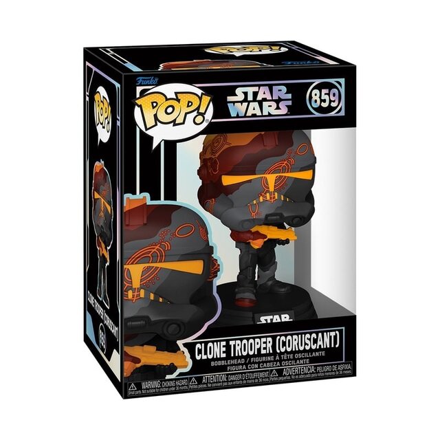 POP! Star Wars Clone Trooper (Coruscant) #859 Bobblehead 10cm