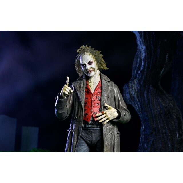 Beetlejuice 1988 Ultimate Action Figure Beetlejuice: Tour Guide The Bio-Exorcist 18cm