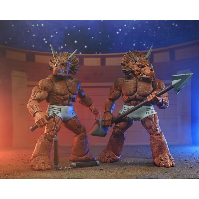Teenage Mutant Ninja Turtles (Mirage Comics) Triceraton Gladiator Action Figure 21cm