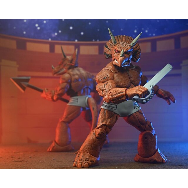 Teenage Mutant Ninja Turtles (Mirage Comics) Triceraton Gladiator Action Figure 21cm