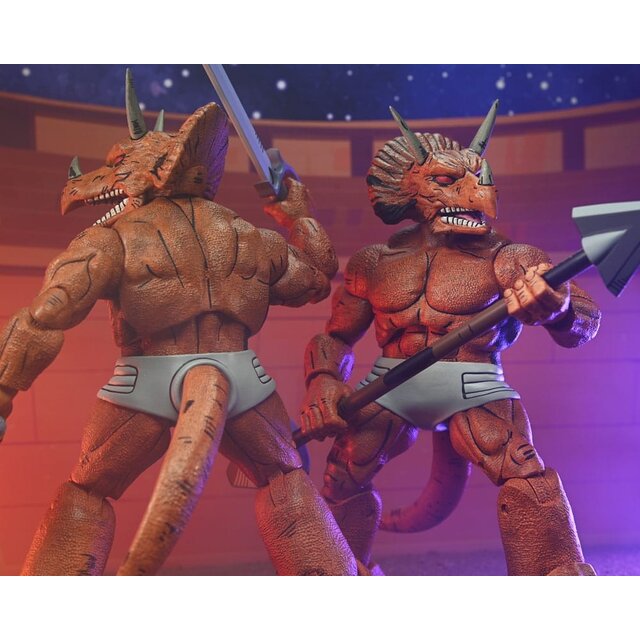 Teenage Mutant Ninja Turtles (Mirage Comics) Triceraton Gladiator Action Figure 21cm
