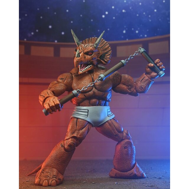 Teenage Mutant Ninja Turtles (Mirage Comics) Triceraton Gladiator Action Figure 21cm