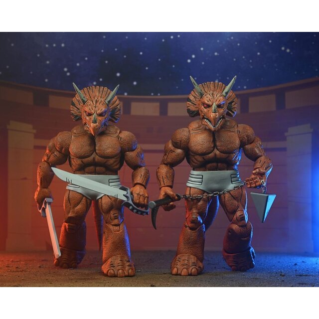 Teenage Mutant Ninja Turtles (Mirage Comics) Triceraton Gladiator Action Figure 21cm