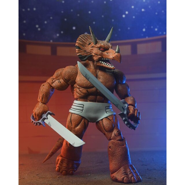 Teenage Mutant Ninja Turtles (Mirage Comics) Triceraton Gladiator Action Figure 21cm