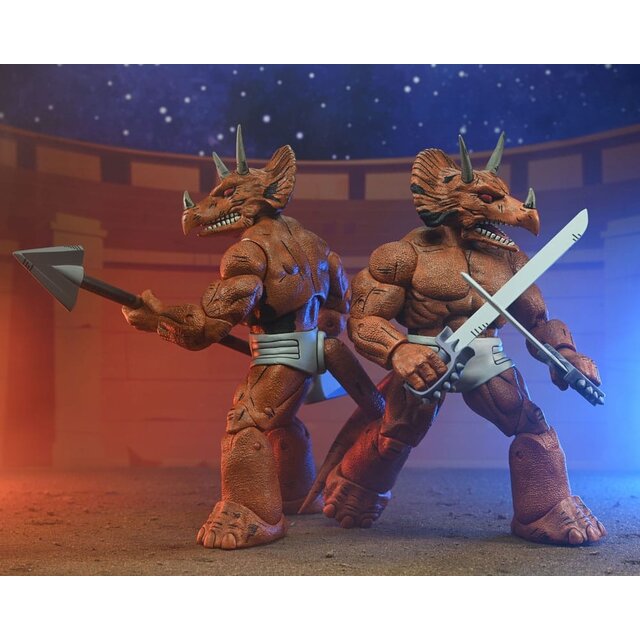Teenage Mutant Ninja Turtles (Mirage Comics) Triceraton Gladiator Action Figure 21cm