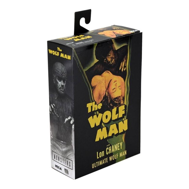 Universal Monsters Ultimate The Wolf Man (Black & White) Action Figure 18cm