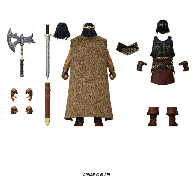 Conan Epic H.A.C.K.S. Action Figure 1/12 King Conan: Ruler of Aquilonia