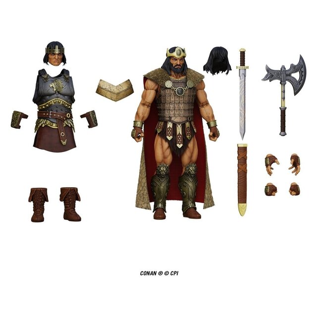 Conan Epic H.A.C.K.S. Action Figure 1/12 King Conan: Ruler of Aquilonia