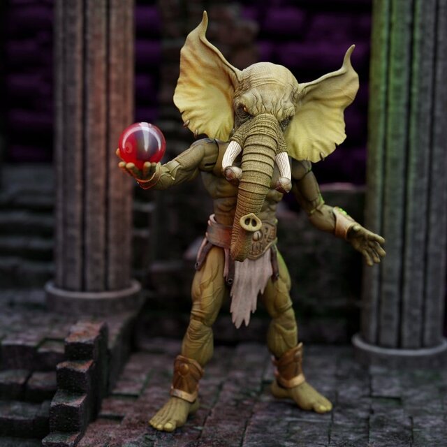 Conan the Barbarian Epic H.A.C.K.S. Action Figures The Tower of the Elephant Set: Young Conan and Yag Kosha