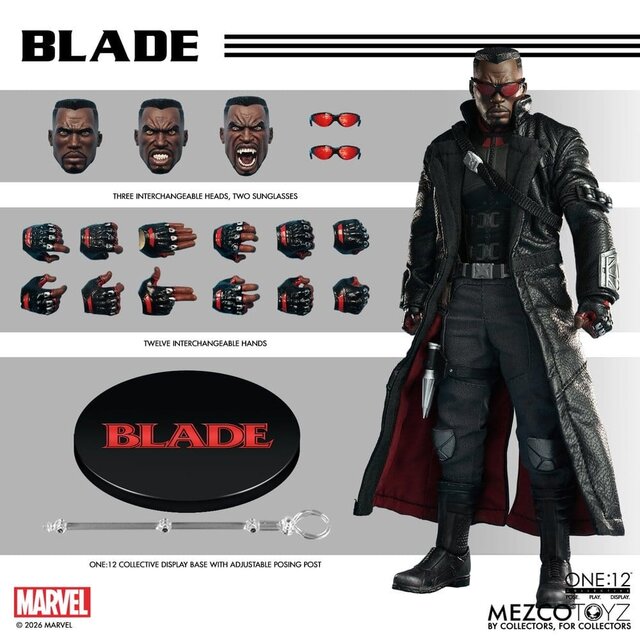 Marvel Comics One:12 Collective Blade Action Figure 17cm