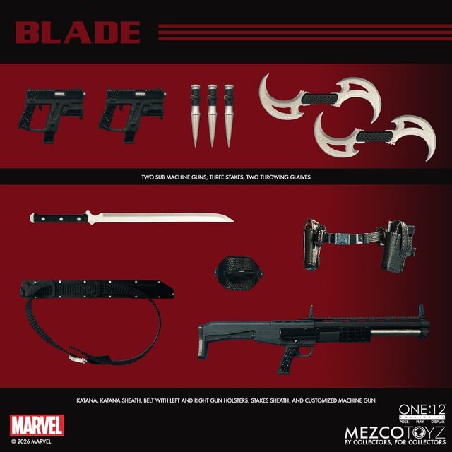 Marvel Comics One:12 Collective Blade Action Figure 17cm