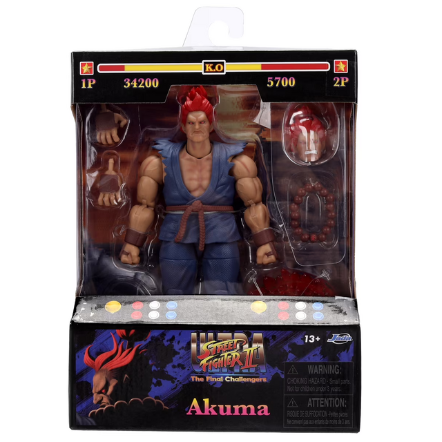 Ultra Street Fighter II: The Final Challengers Akuma Deluxe Action Figure 15cm