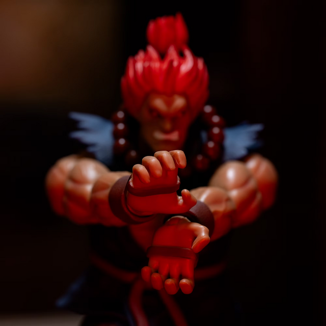 Ultra Street Fighter II: The Final Challengers Akuma Deluxe Action Figure 15cm