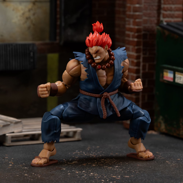Ultra Street Fighter II: The Final Challengers Akuma Deluxe Action Figure 15cm