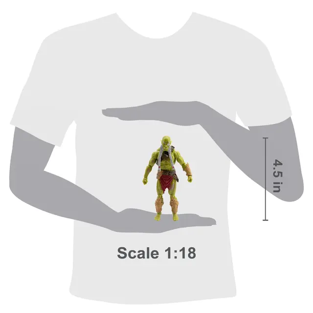Vitruvian H.A.C.K.S. Action Figure Mighty Orc Sovran Bur'Zagi 11cm