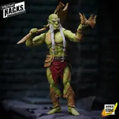 Vitruvian H.A.C.K.S. Action Figure Mighty Orc Sovran Bur'Zagi 11cm