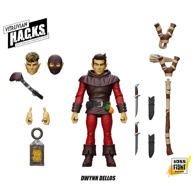 Vitruvian H.A.C.K.S. Action Figure Halfling Scout Dwynn Dellos 7,5cm