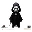 Mezco Toyz Scream MDS Mega Scale Plush Doll Ghost Face 38cm