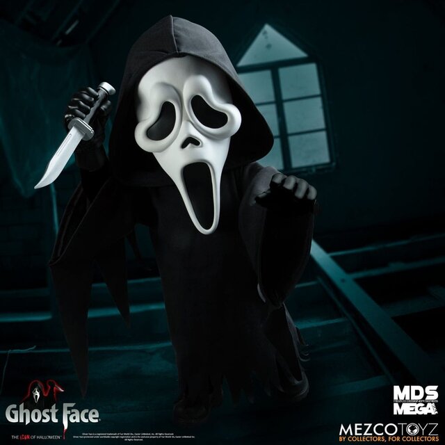 Scream MDS Mega Scale Plush Doll Ghost Face 38cm