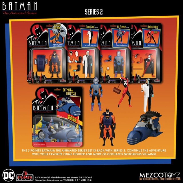 Batman: The Animated Series 5 Points Action Figures Deluxe Box Set Series 2