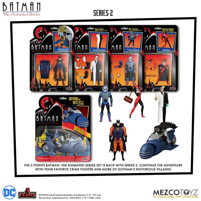 Batman: The Animated Series 5 Points Action Figures Deluxe Box Set Series 2