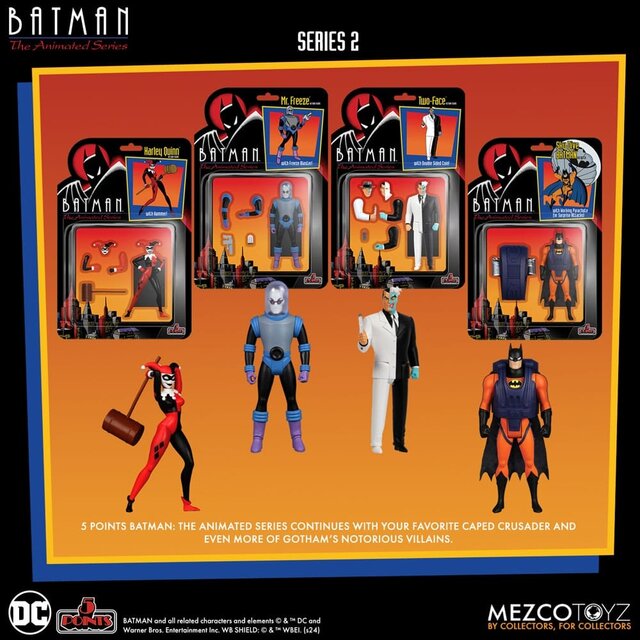 Batman: The Animated Series 5 Points Action Figures Deluxe Box Set Series 2