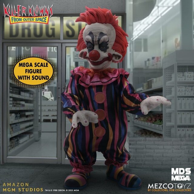 Killer Klowns from Outer Space MDS Mega Scale Plush Doll Rudy 38cm