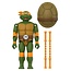 Super7 Teenage Mutant Ninja Turtles ReAction+ Michelangelo Wave 2 Action Figure 10cm
