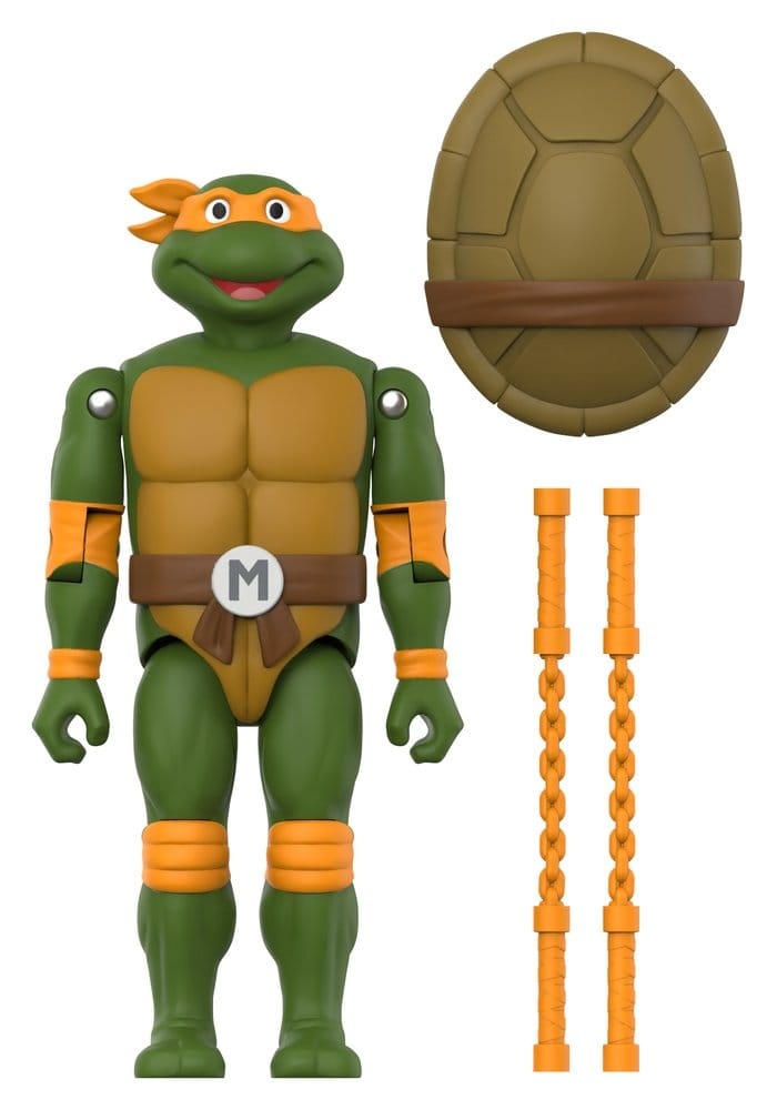 Super7 TMNT ReAction+ Michelangelo