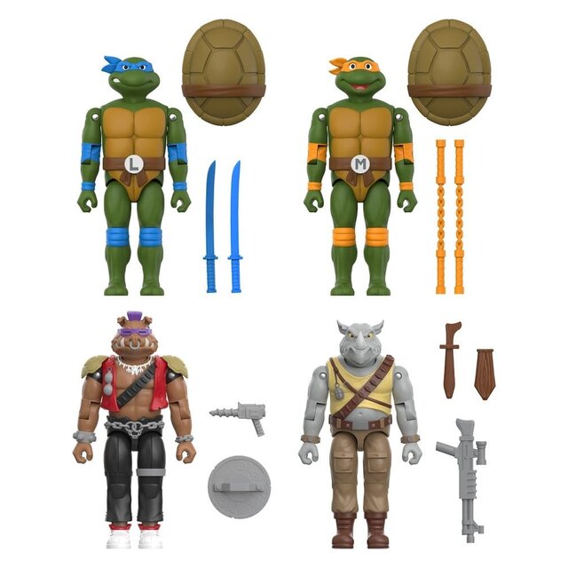 Teenage Mutant Ninja Turtles ReAction+ Michelangelo Wave 2 Action Figure 10cm