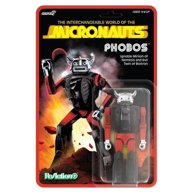 Micronauts ReAction+ Action Figure Wave 04 Phobos