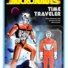 Micronauts ReAction+ Time Traveler (Translucent Orange)