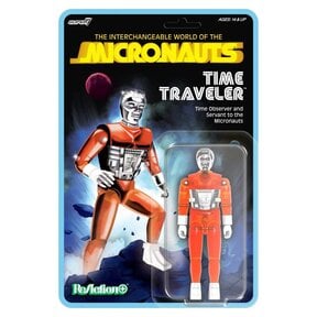 Micronauts ReAction+ Time Traveler (Translucent Orange)