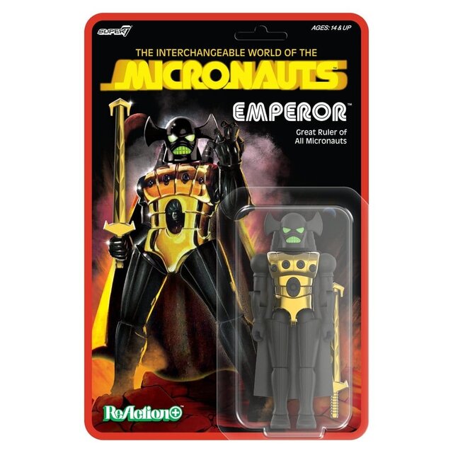 Micronauts ReAction+ Action Figure Wave 03 Emperor 10 cm