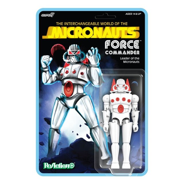Micronauts ReAction+ Action Figure Force Commander 10cm