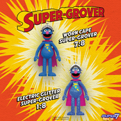 Sesame Street ReAction Action Figure Super Grover 10cm