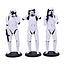 Nemesis Now Original Stormtrooper Figures 3-Pack Three Wise Stormtroopers 14 cm