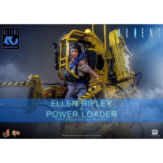Alien Movie Masterpiece Figure Set Ellen Ripley and Power Loader 52cm