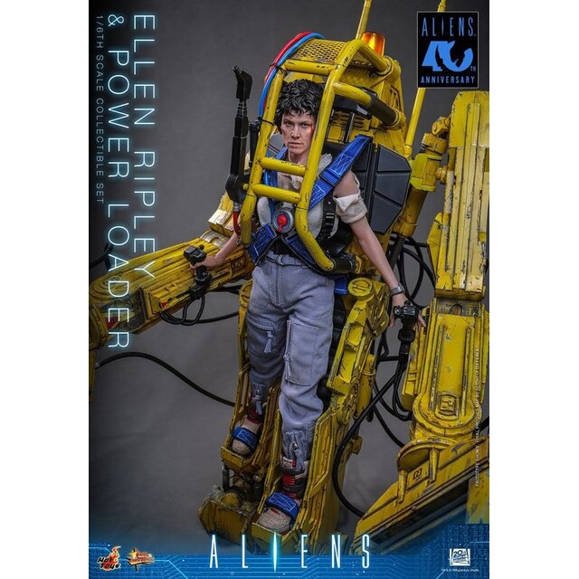 Alien Movie Masterpiece Figure Set Ellen Ripley and Power Loader 52cm