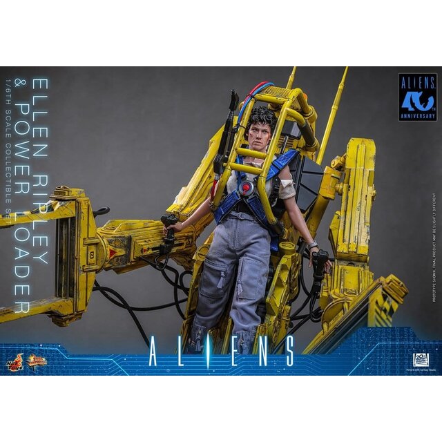 Alien Movie Masterpiece Figure Set Ellen Ripley and Power Loader 52cm